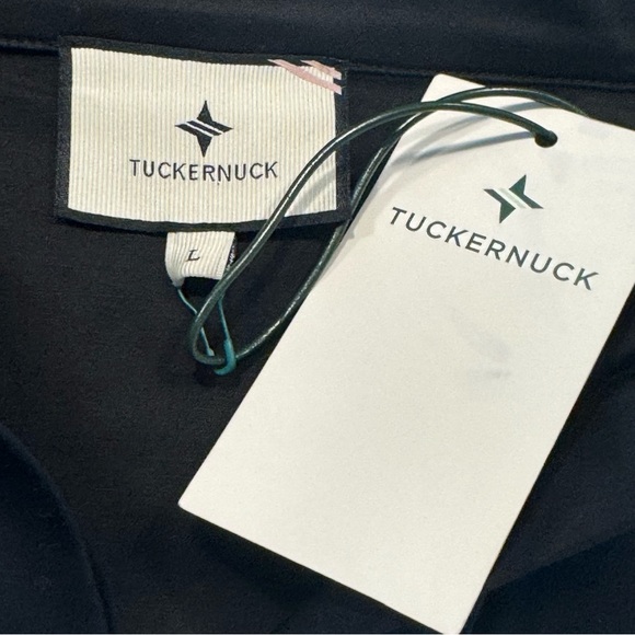 Tuckernuck | NEW Black Feather Willow Collared Women's Poplin Blouse Top Size L - Picture 12 of 13